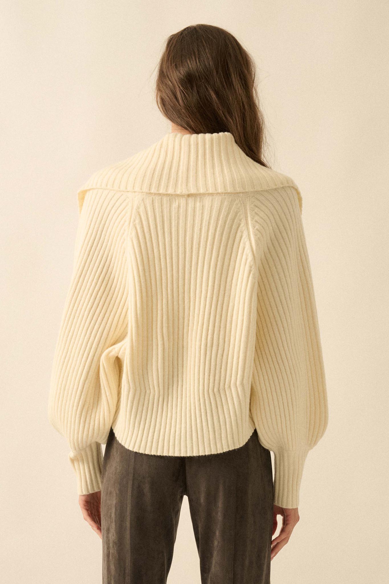 Way of Life Rib-Knit Shrug and Sleeveless Crop Top