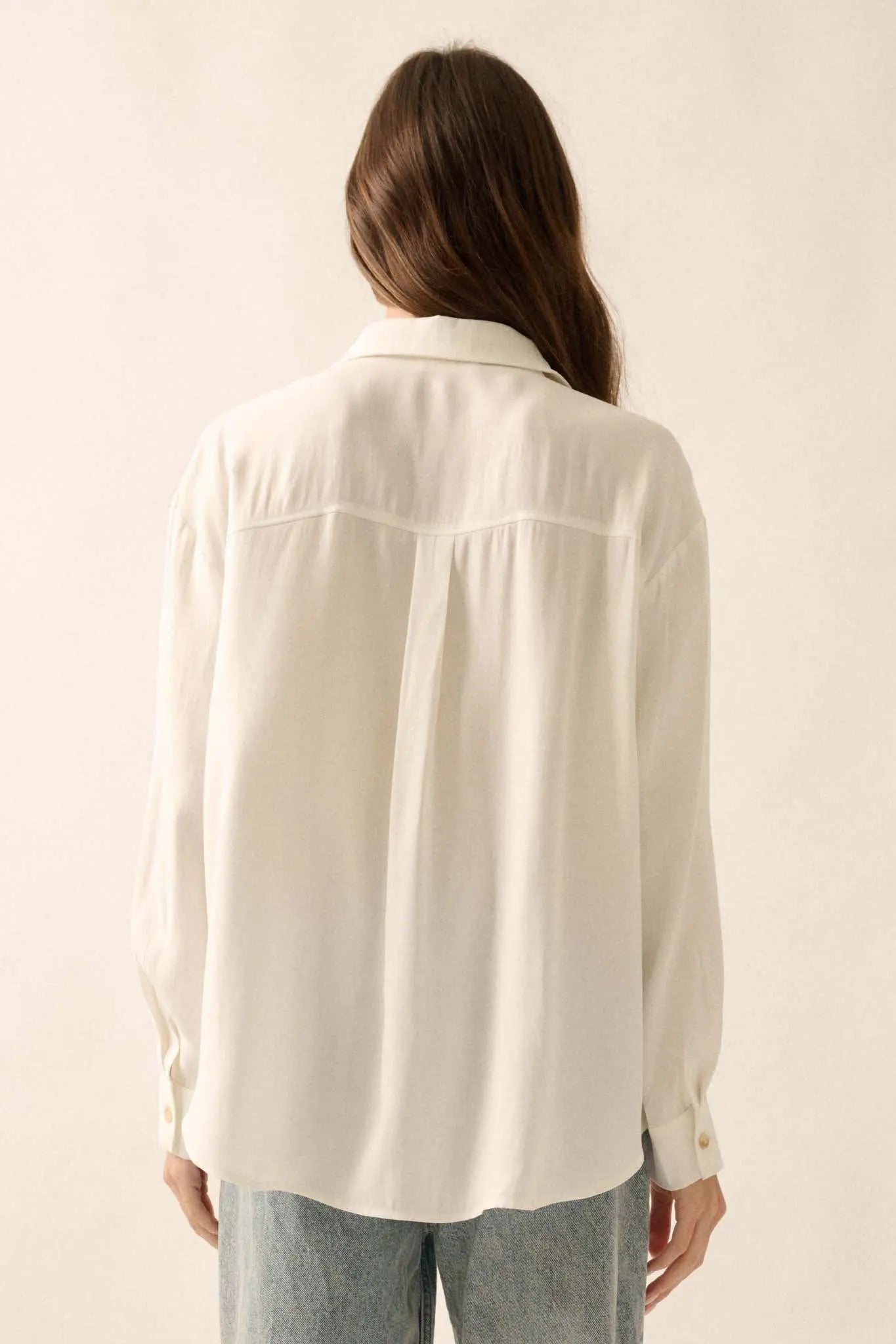 Work Ethic Solid Button-Up Pocket Shirt