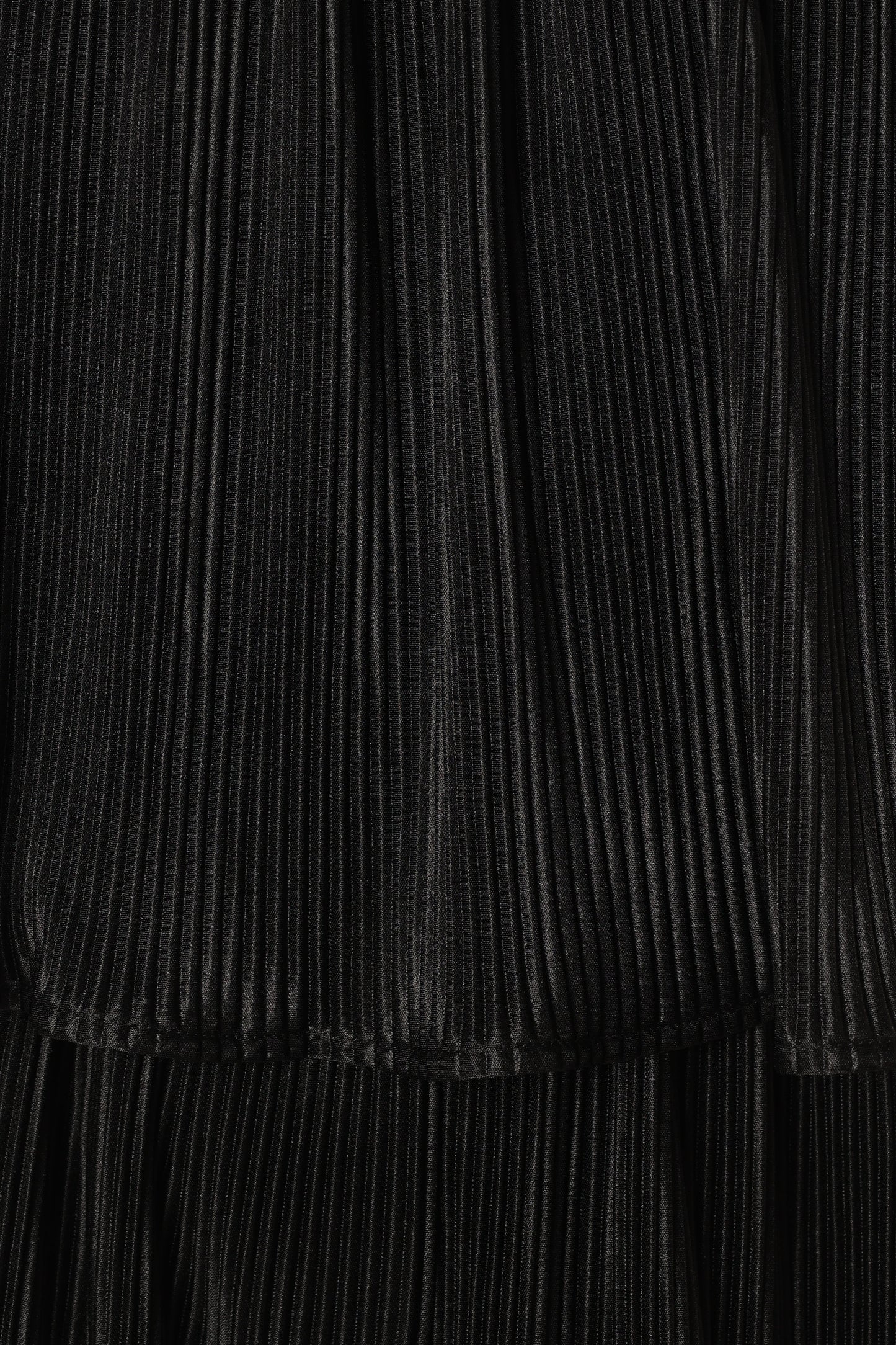 Jillian Plisse Jumpsuit - Black