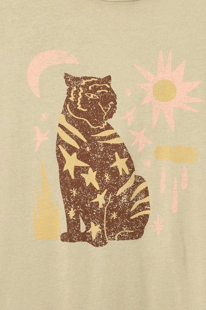 Timeless Tiger Vintage-Wash Graphic Tee