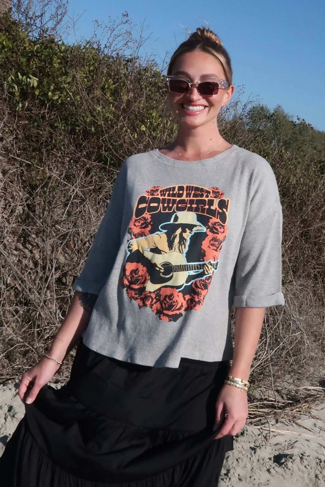 Wild West Cowgirls Thermal Graphic Tee