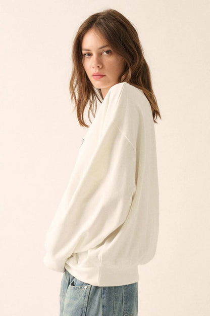 Whale of a Time French Terry Graphic Sweatshirt