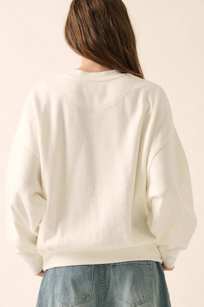 Whale of a Time French Terry Graphic Sweatshirt