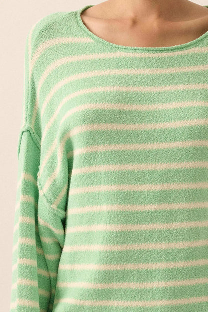Stripe Hype Oversized Striped Sweater
