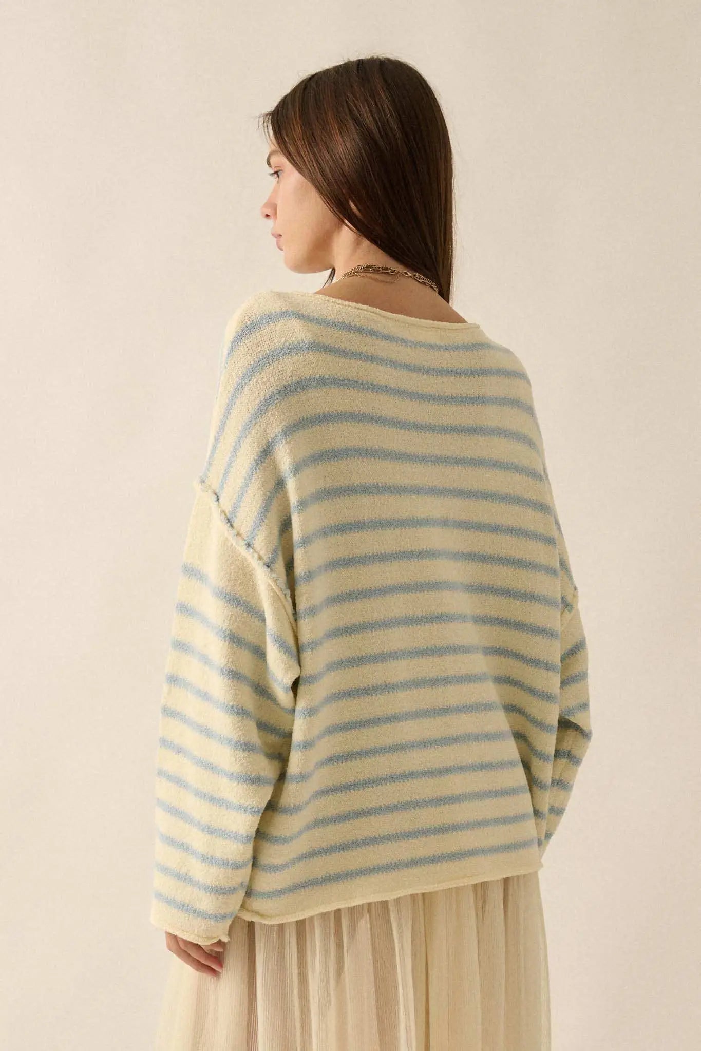 Stripe Hype Oversized Striped Sweater