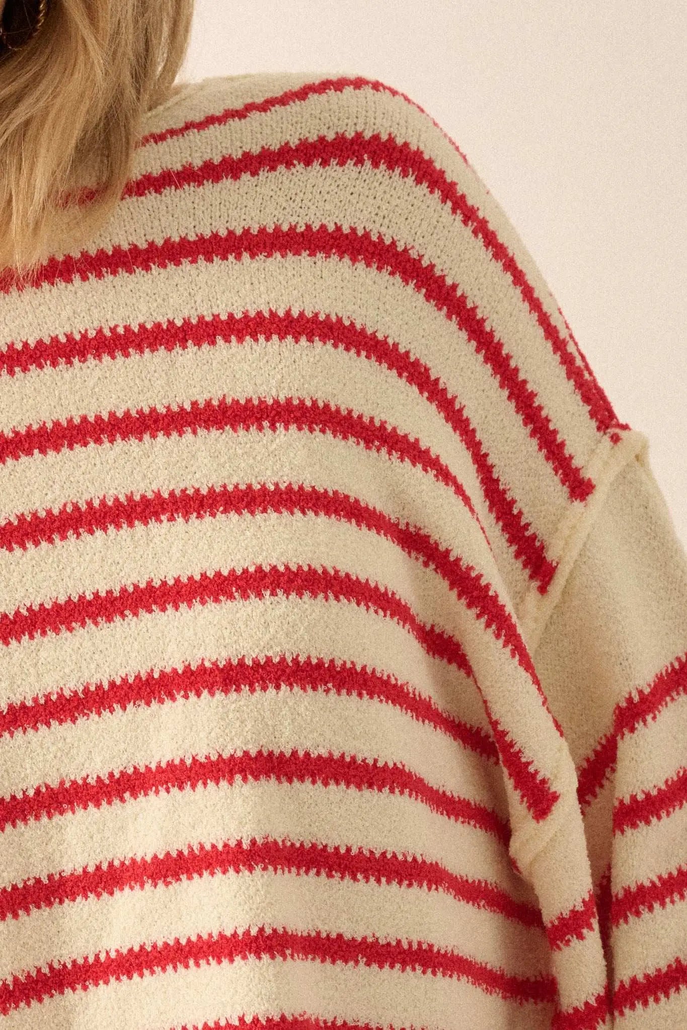Stripe Hype Oversized Striped Sweater