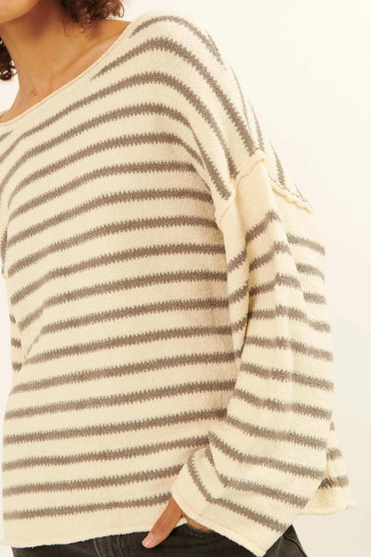 Stripe Hype Oversized Striped Sweater