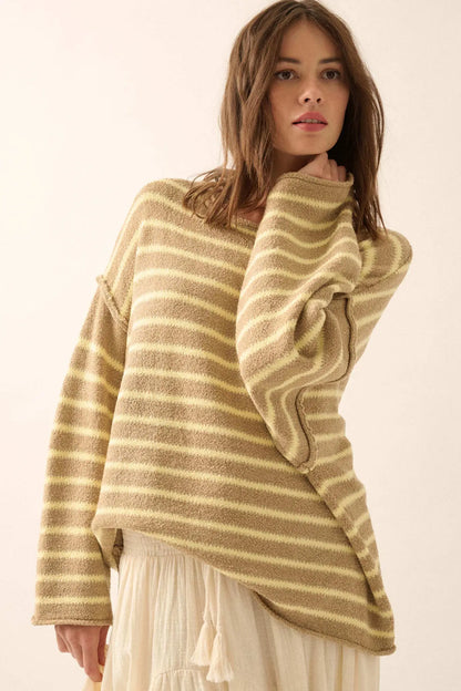 Stripe Hype Oversized Striped Sweater