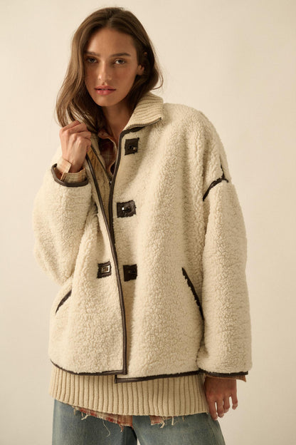 Tibetan Trail Sherpa Fleece Toggle Jacket