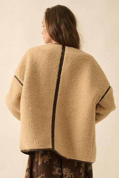Tibetan Trail Sherpa Fleece Toggle Jacket