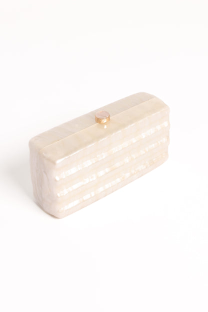 Helena Clutch - Pearl