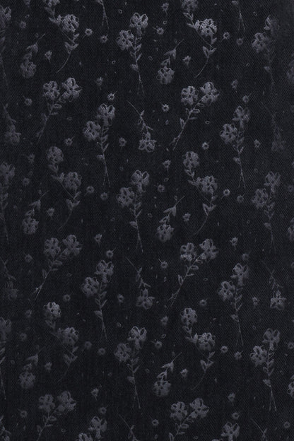 Farica Mini Dress - Black Floral