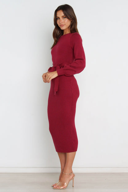 Helena Dress - Wine