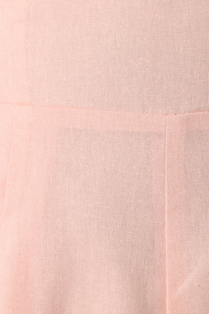 Jodie Strapless Jumpsuit - Pale Pink