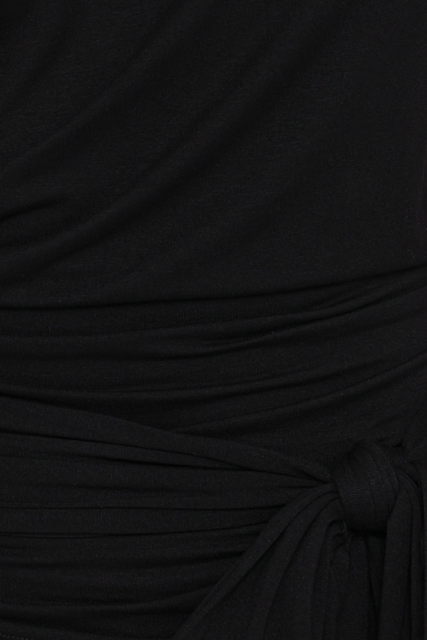 Clarke Off The Shoulder Tie Top - Black